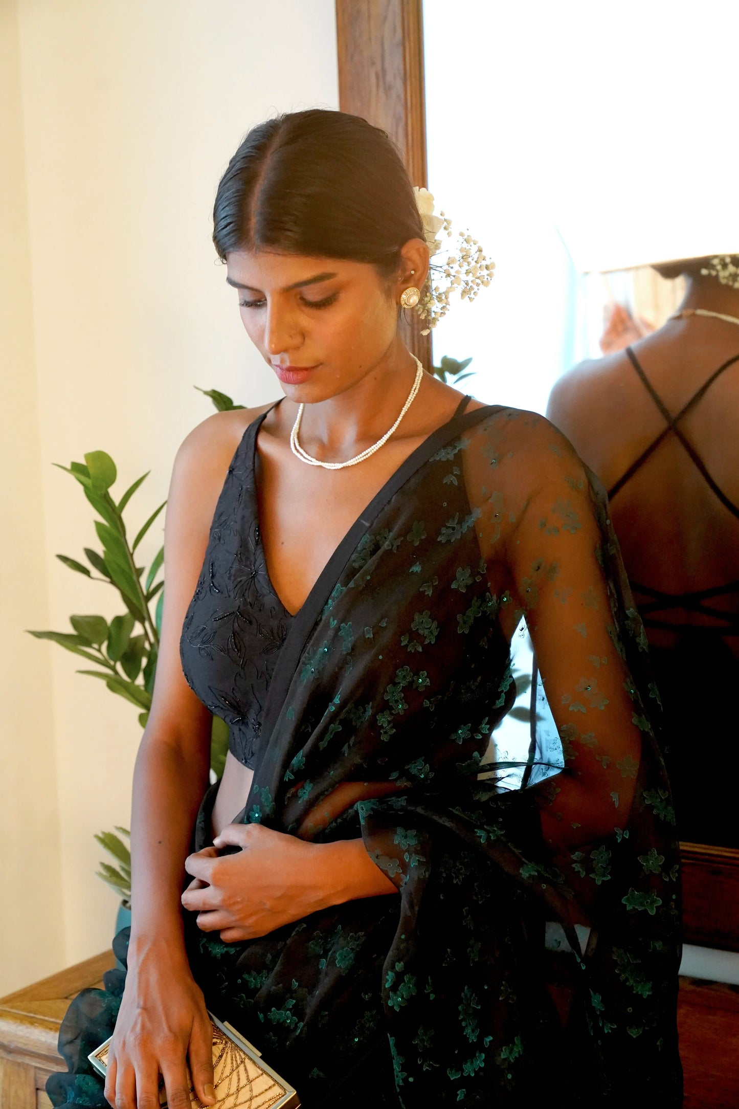 Baag Black Saree