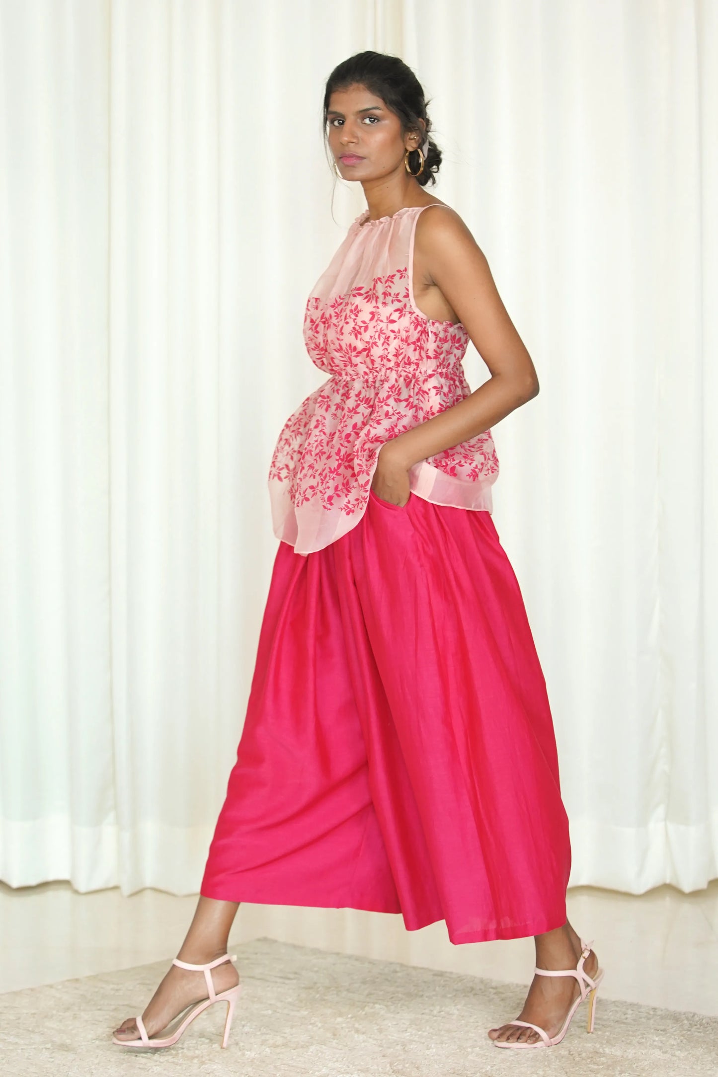 Blushing Organza Top