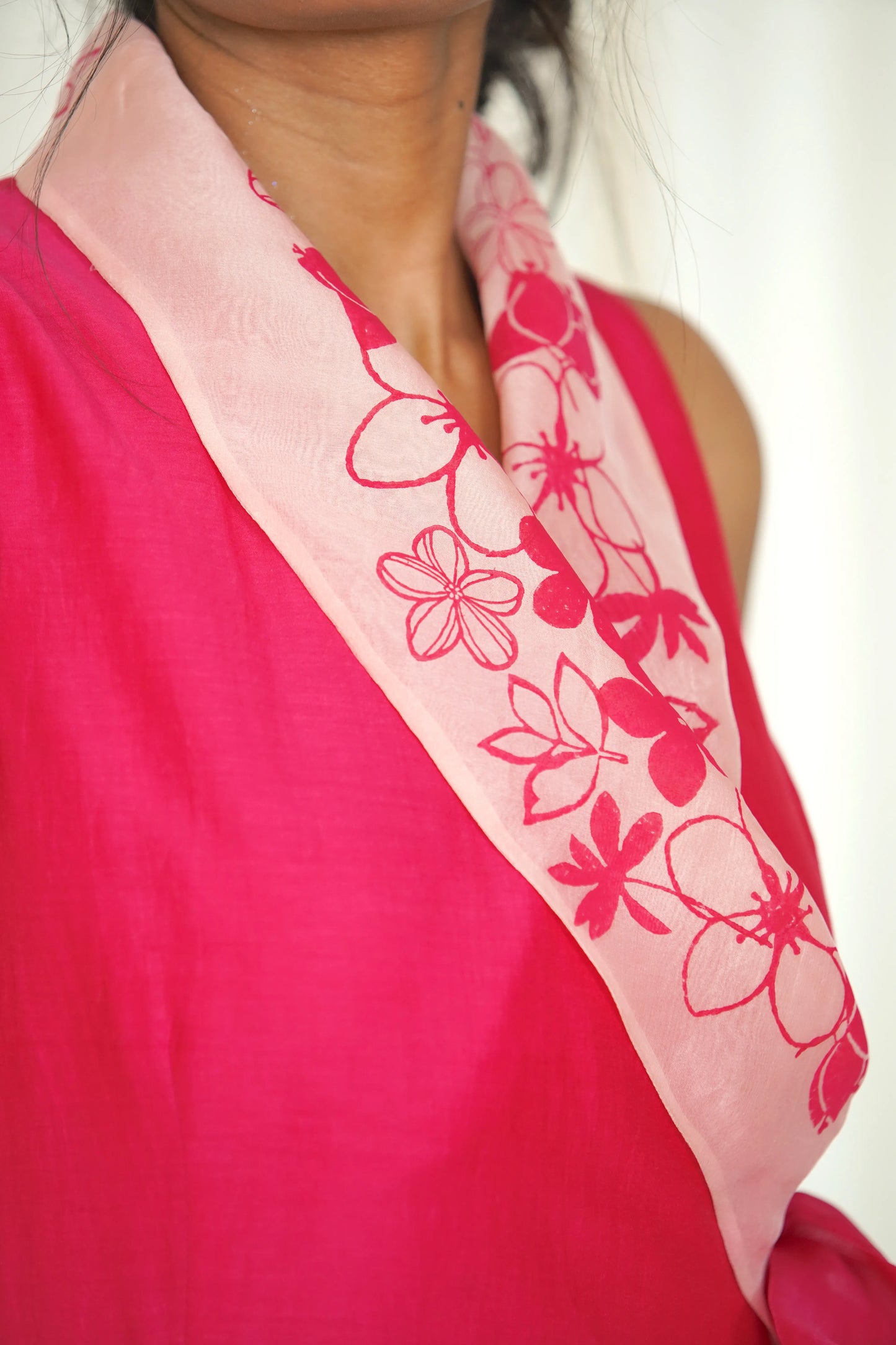 Fuschia Wrap Dress