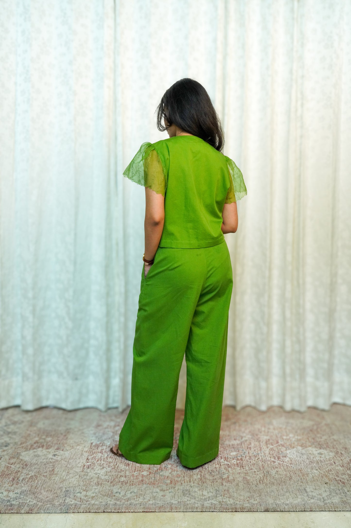 Wild Green Maxi Pants