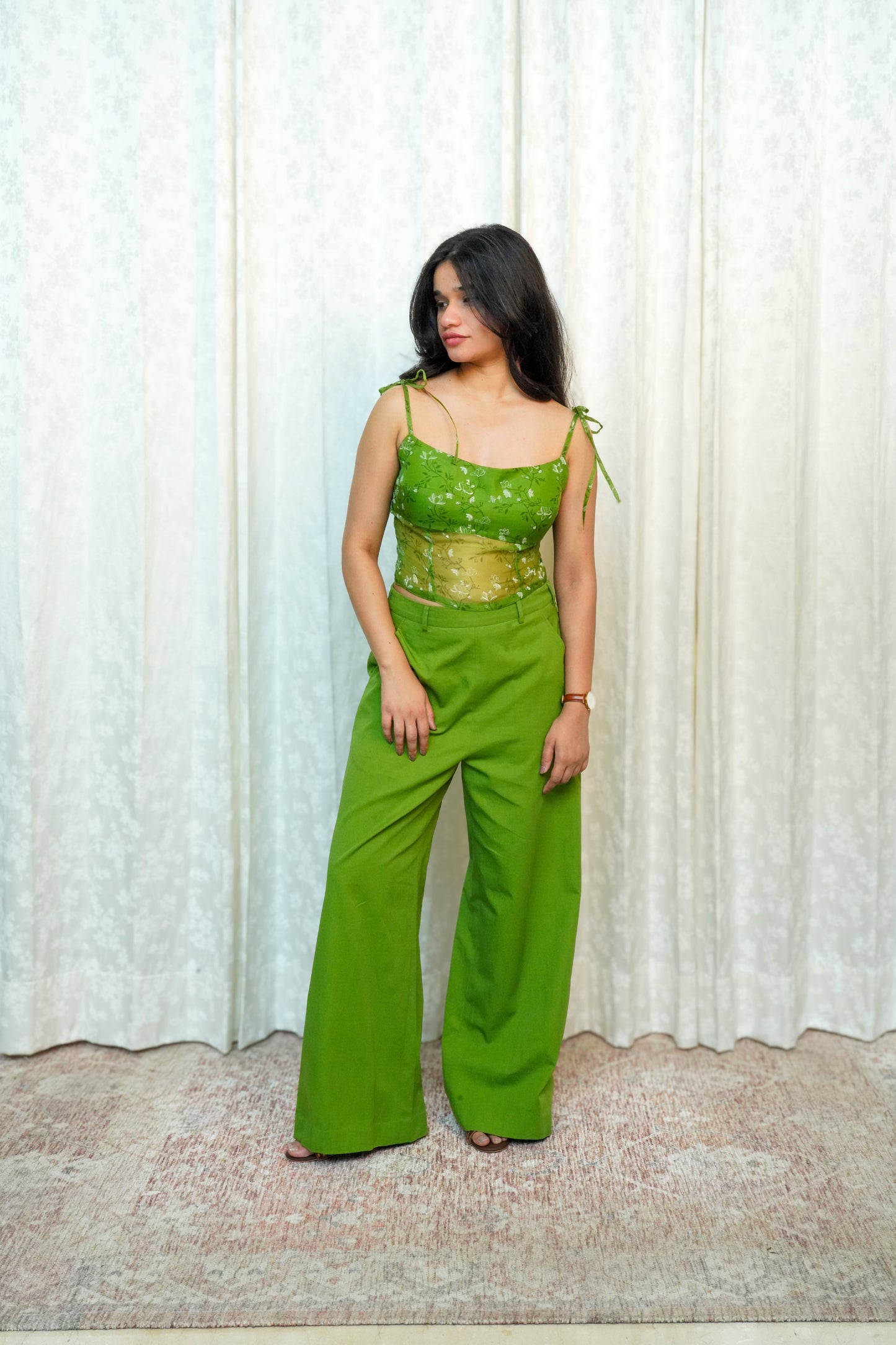 Shola Blossom Organza Corset