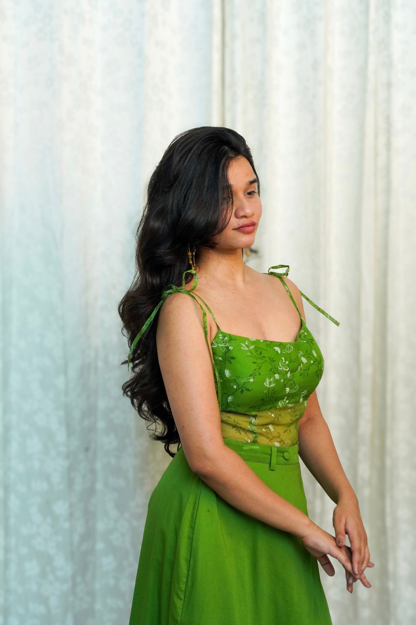 Shola Blossom Organza Corset