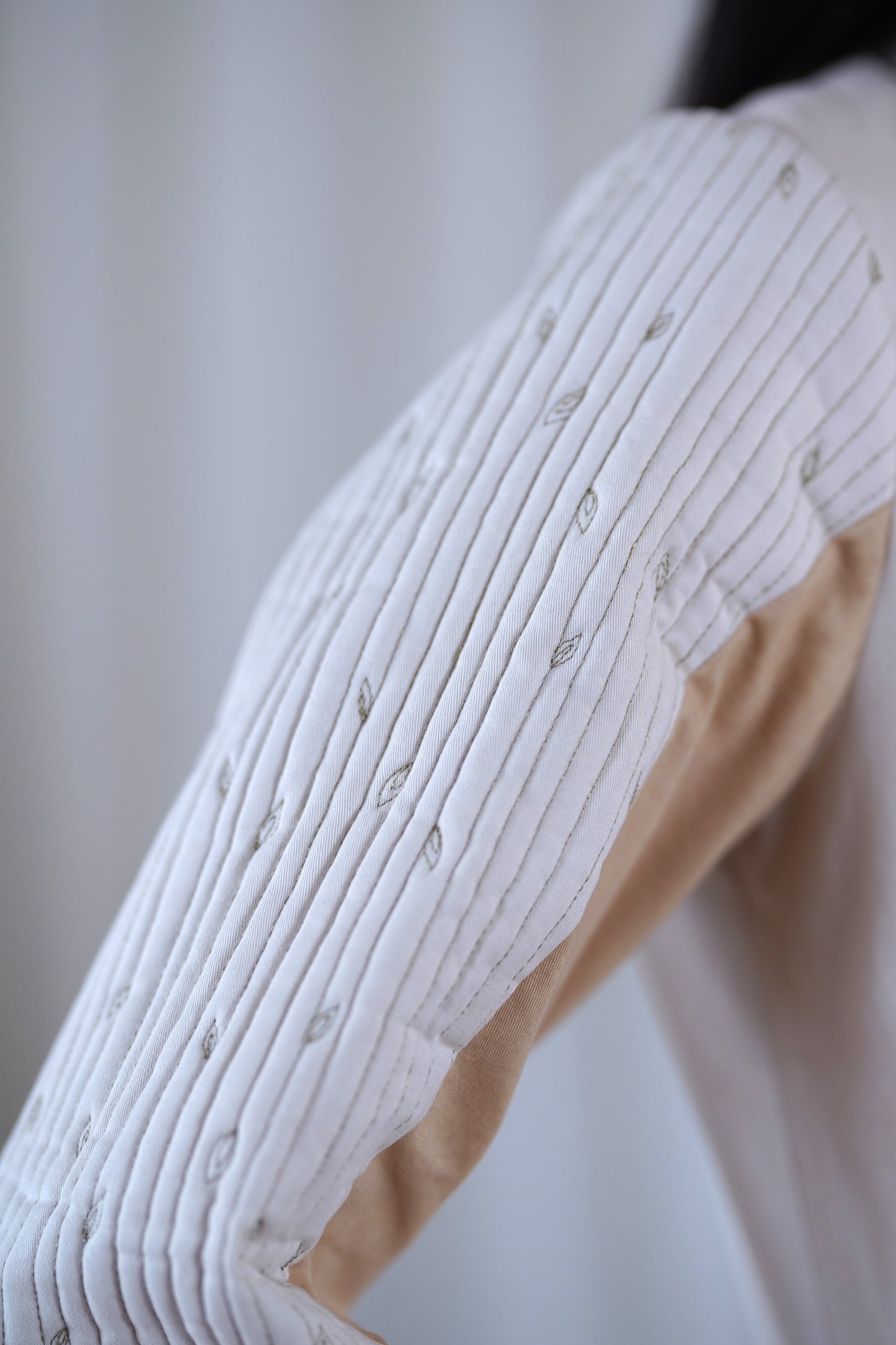 Quilted coat dress