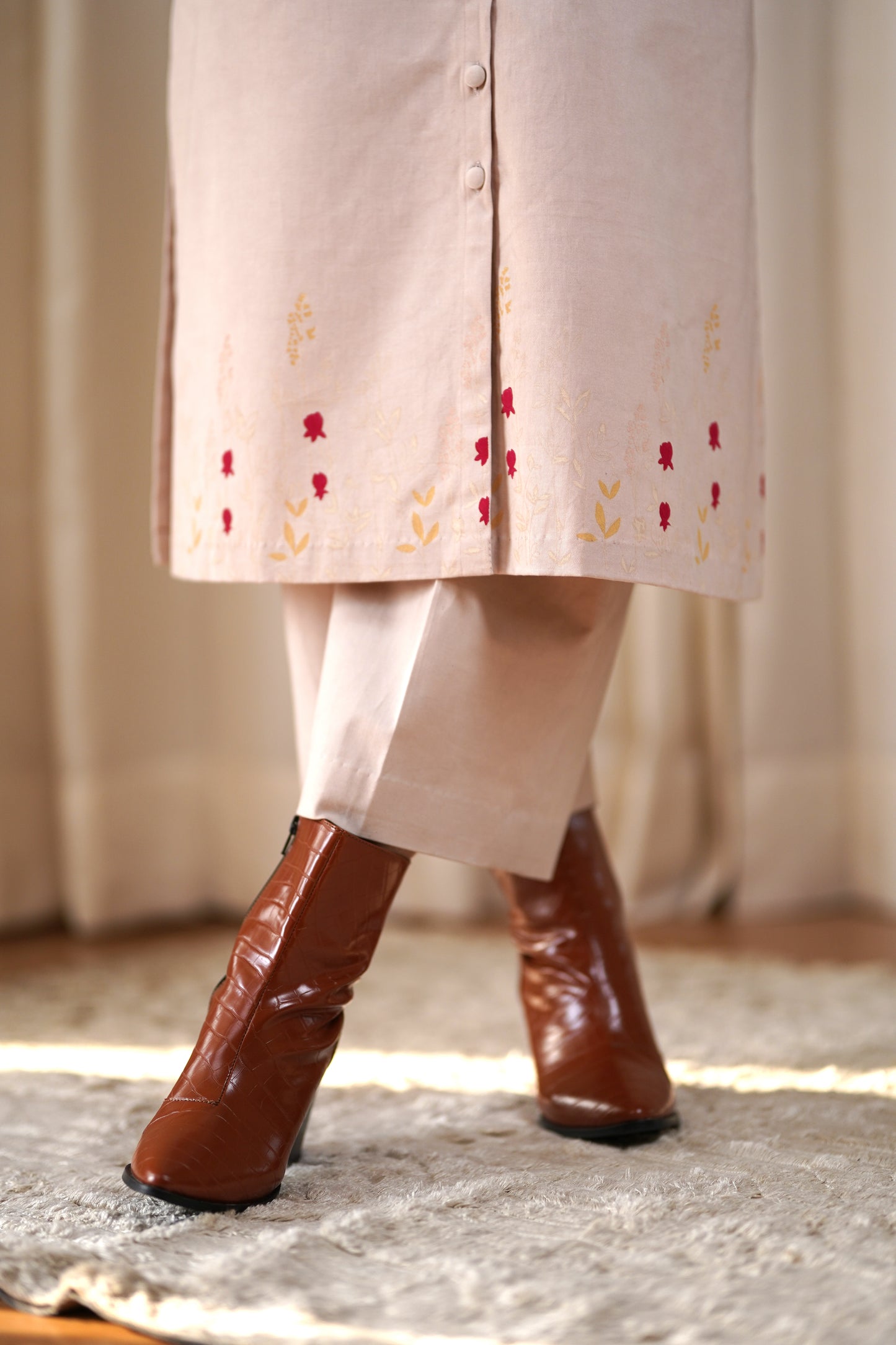 Printed staight tunic