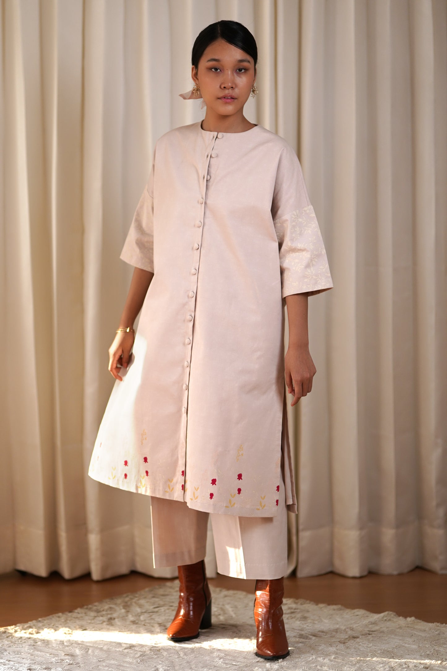 Printed staight tunic