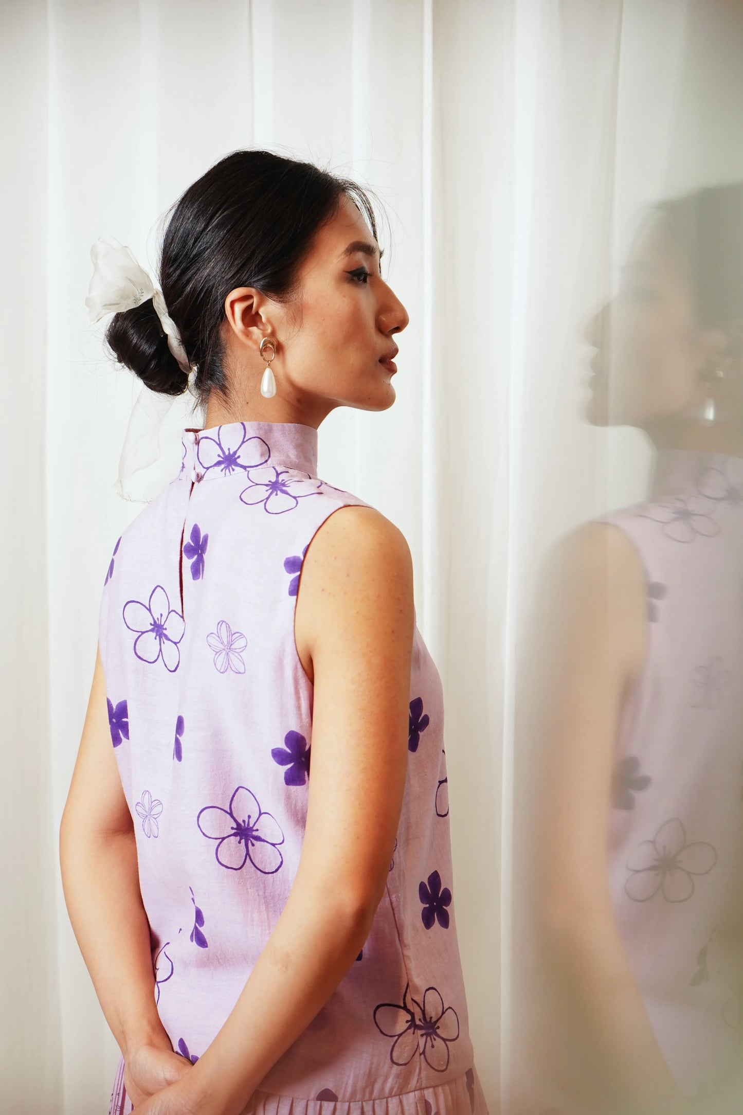 Garden lilac dress