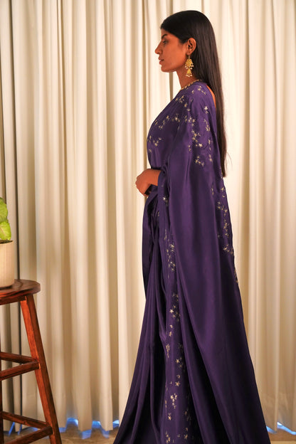 Wildflower Purple Saree