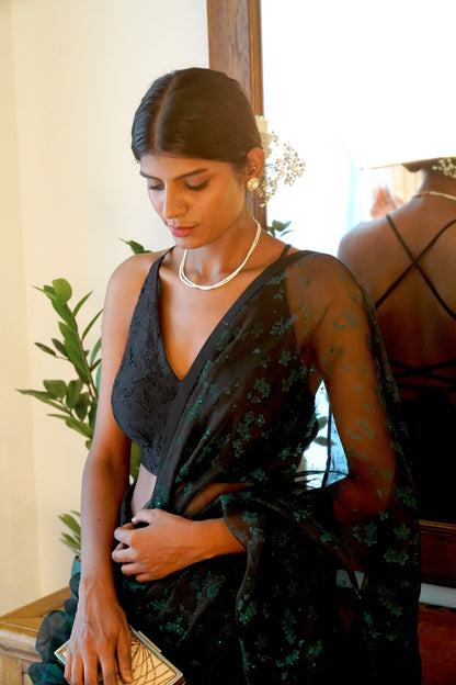 Baag Black Saree