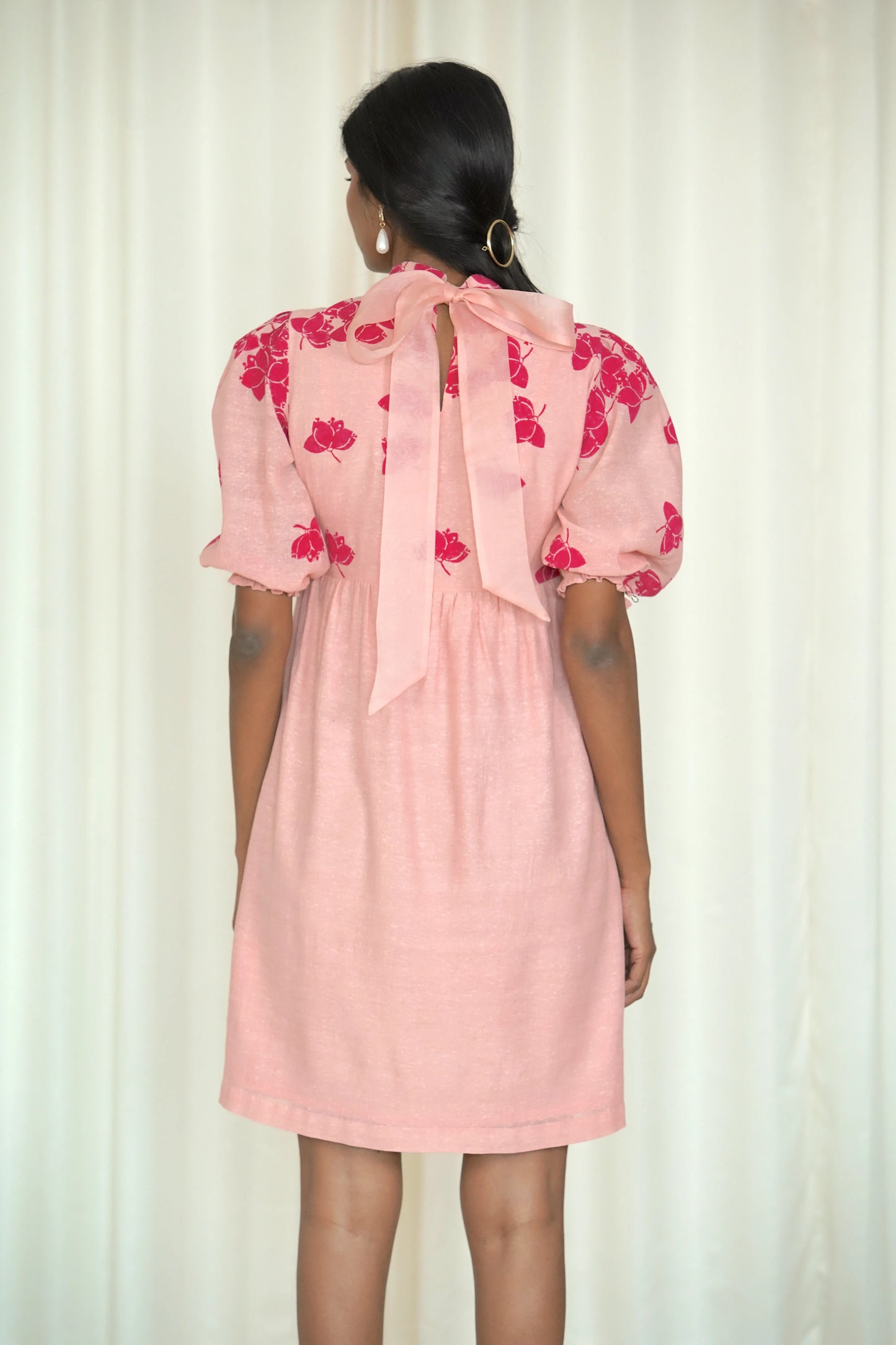 Blushing Bougainvillea Dress