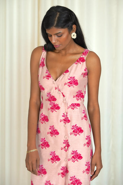 Blushing Wrap Dress