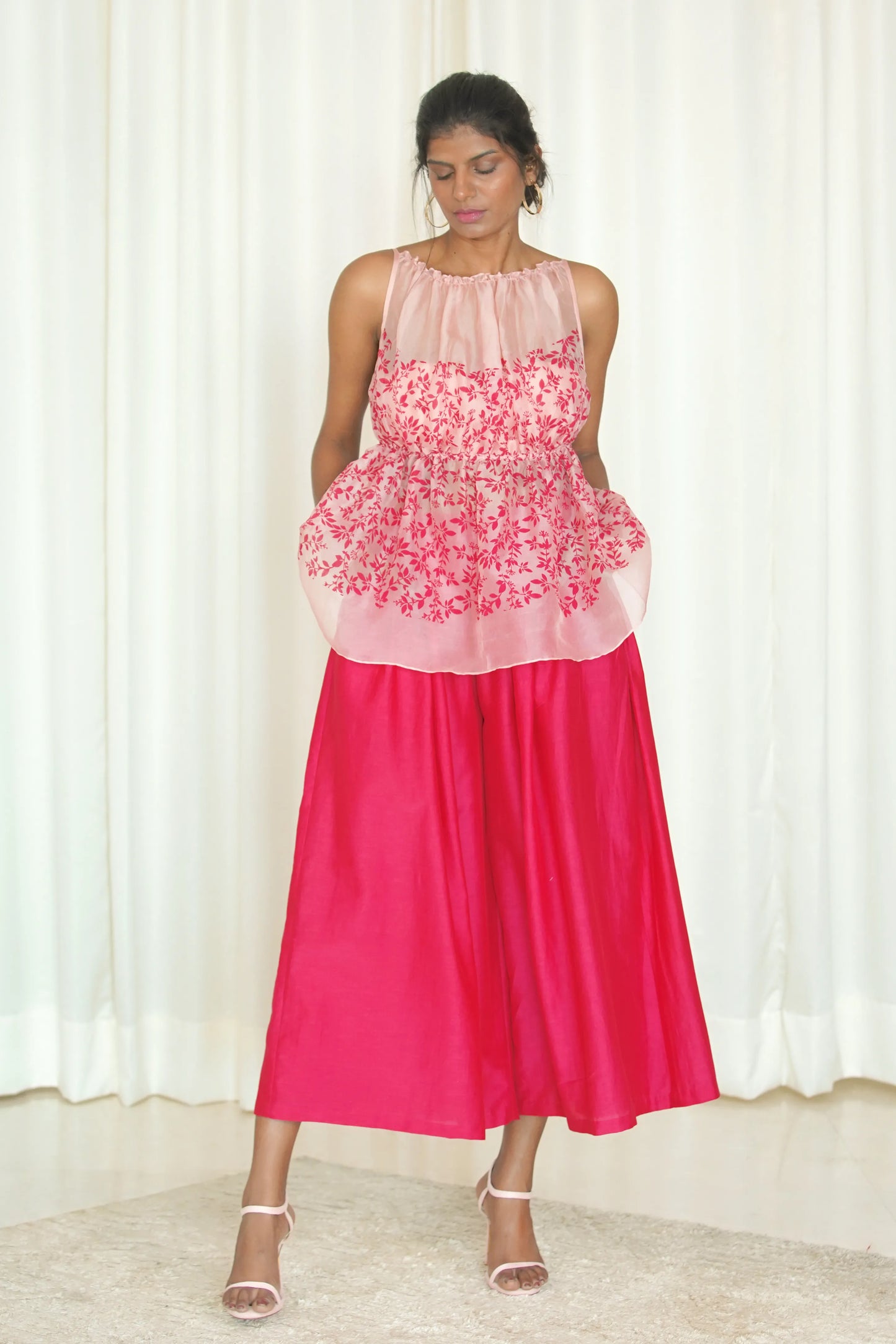Blushing Organza Top