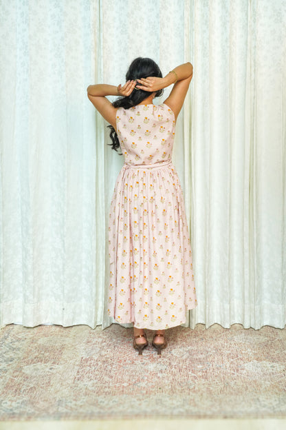Pink Wildflower Sprig Dress