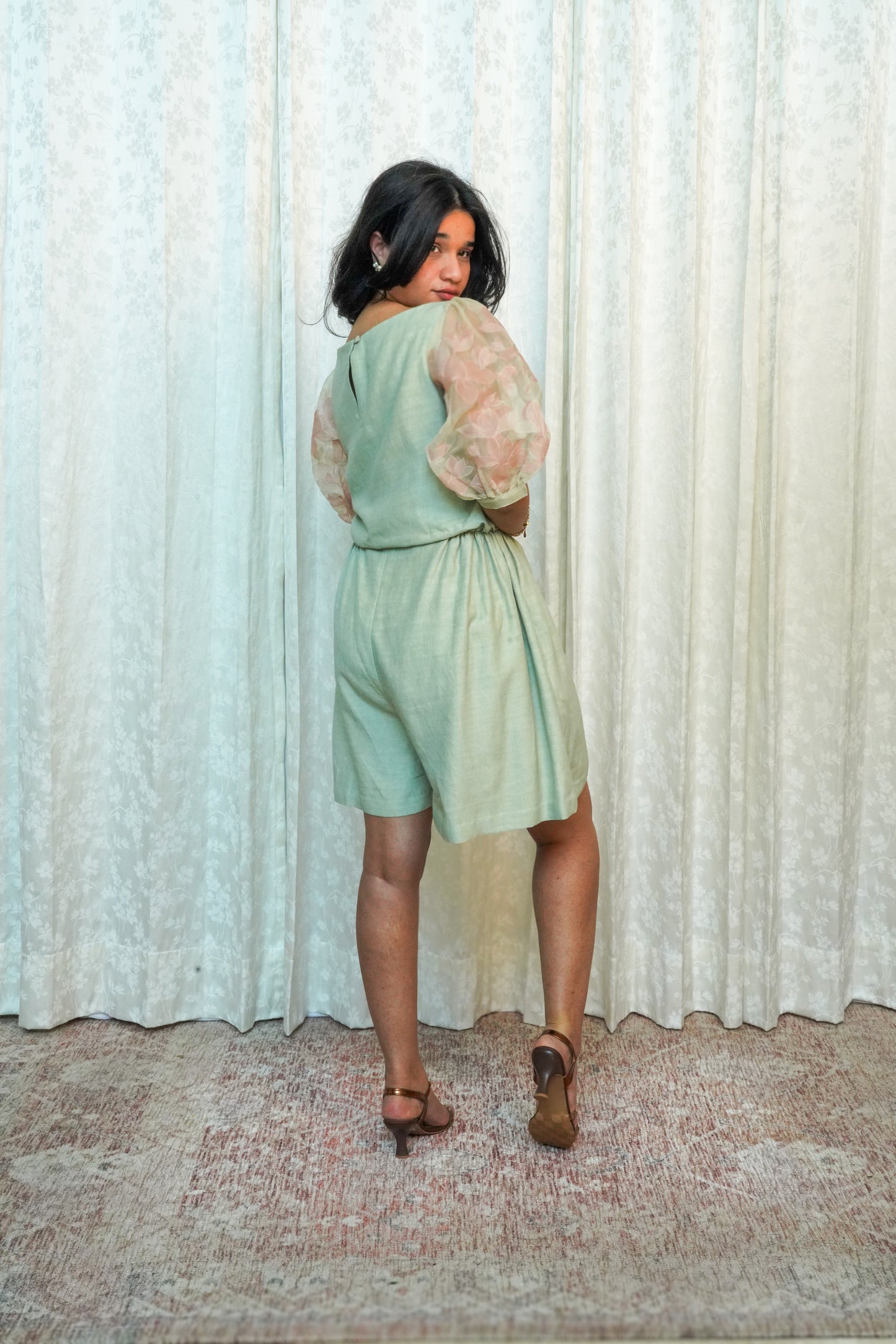 Wildflower Sage Playsuit