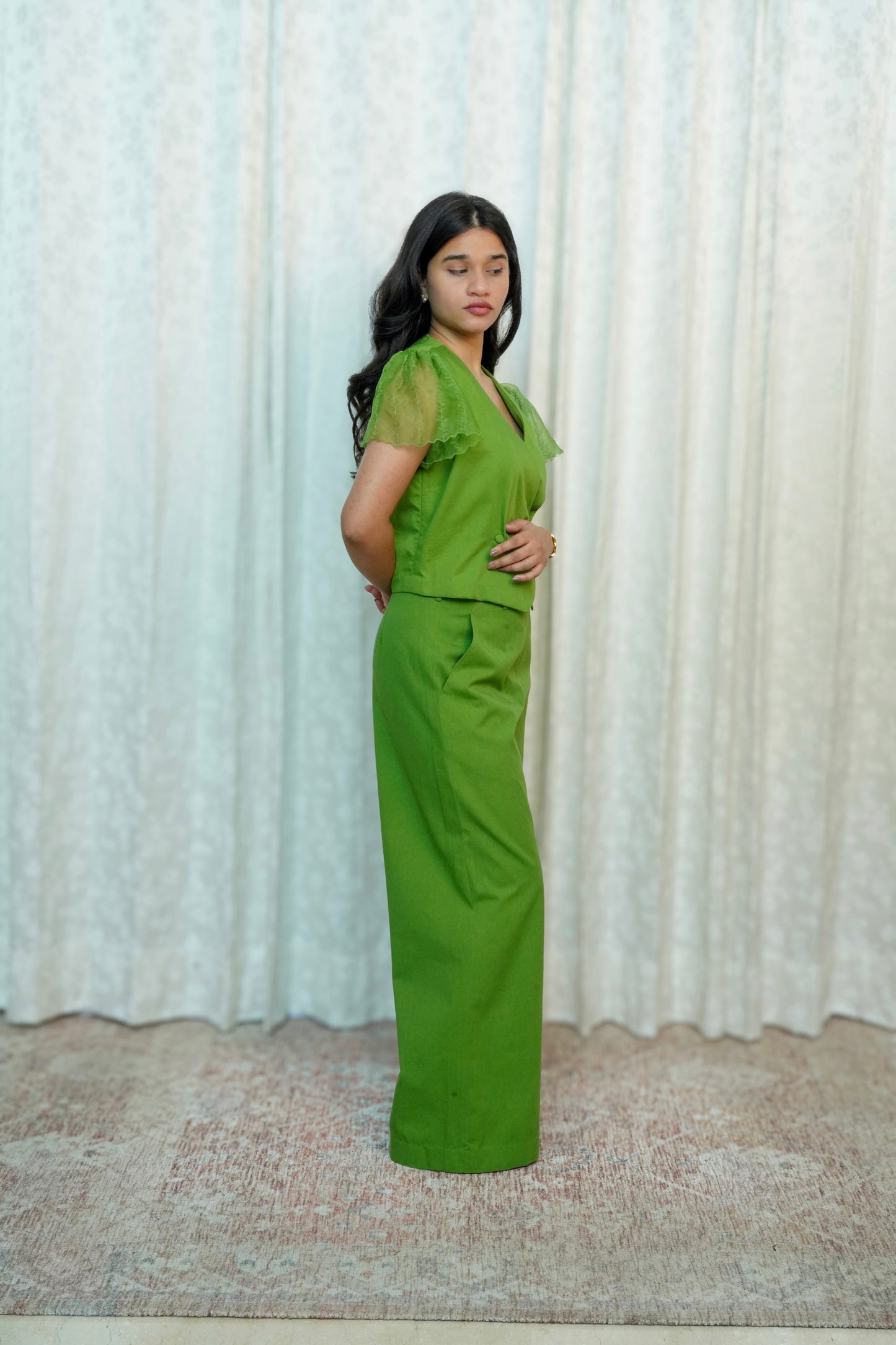 Wild Green Maxi Pants