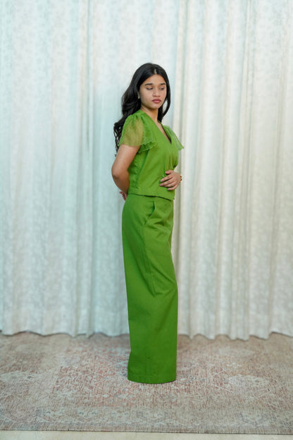 Wild Green Maxi Pants