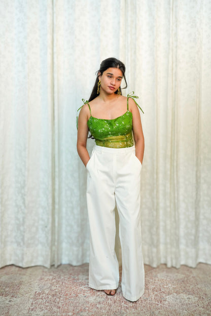 Ivory Mist Maxi Pants