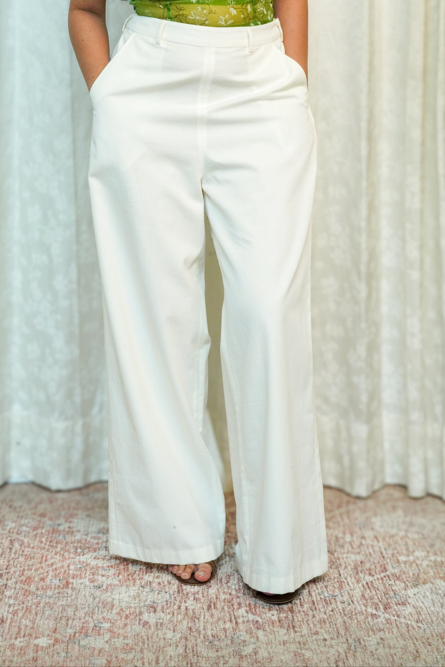 Ivory Mist Maxi Pants
