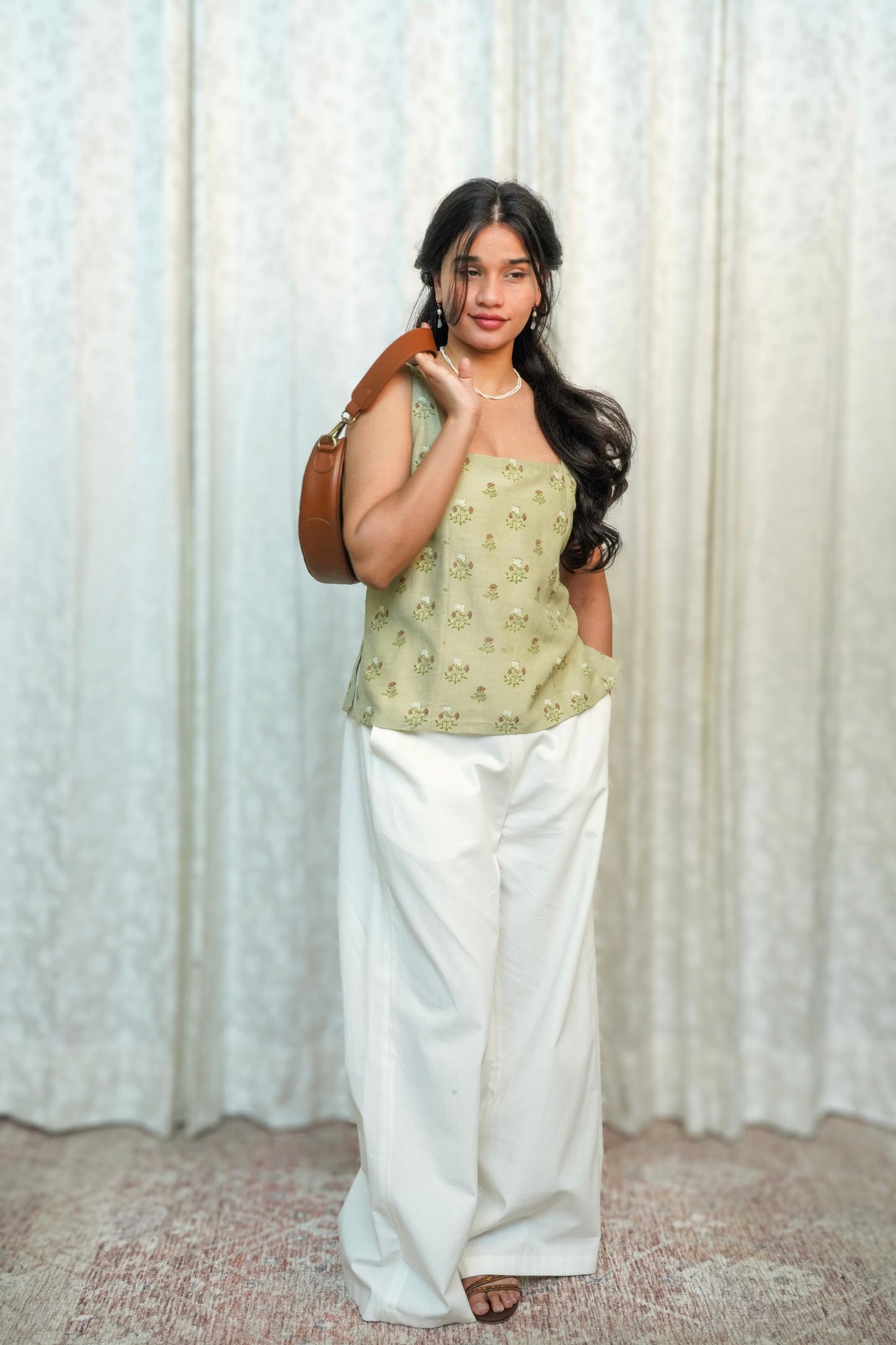 Ivory Mist Maxi Pants