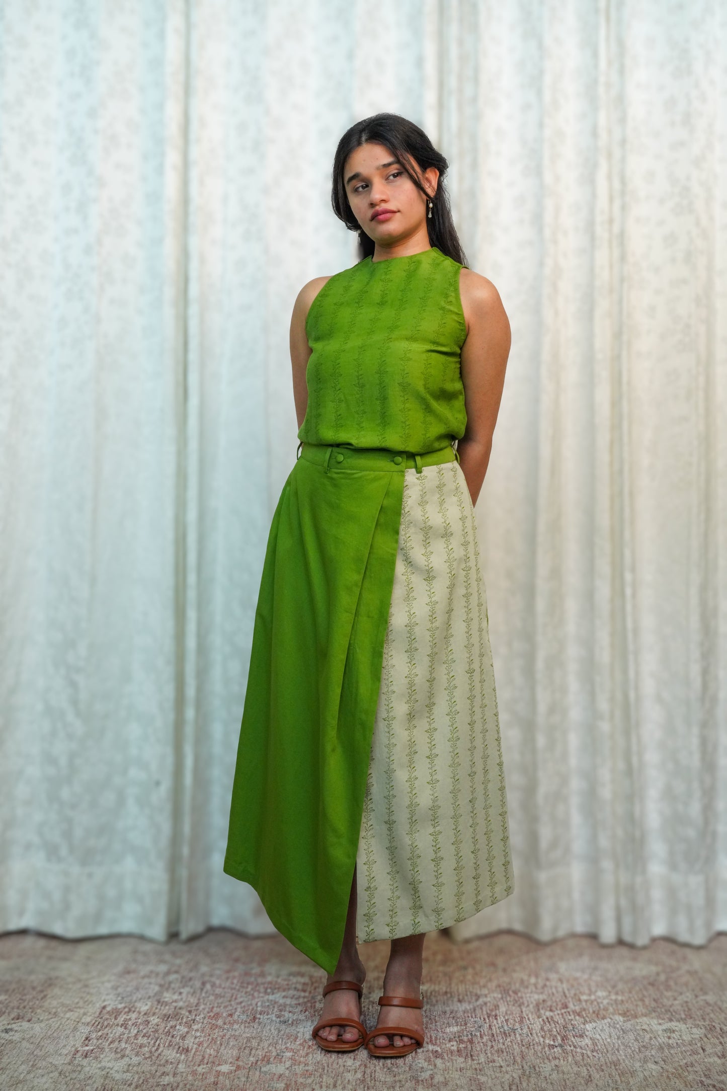 Wild Green Vine Skirt
