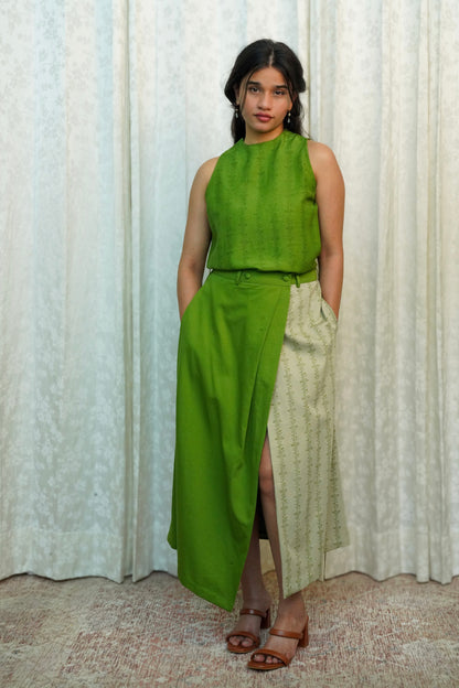 Wild Green Vine Skirt