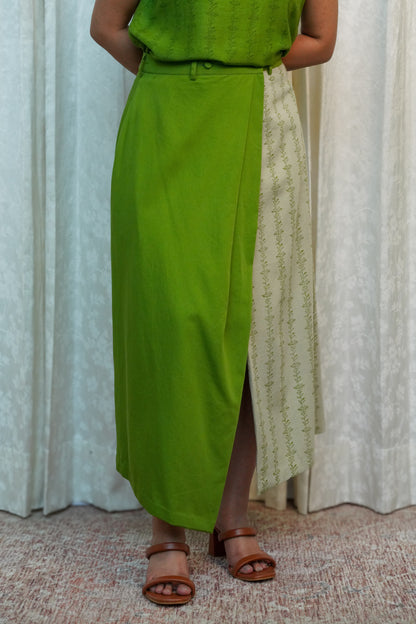 Wild Green Vine Skirt