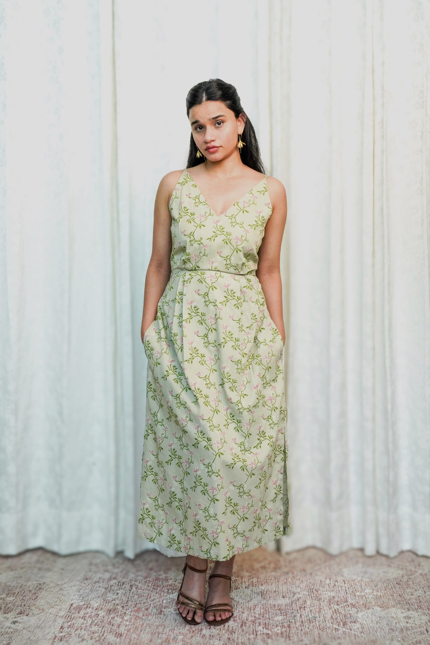 Sage Shola Blossom Dress