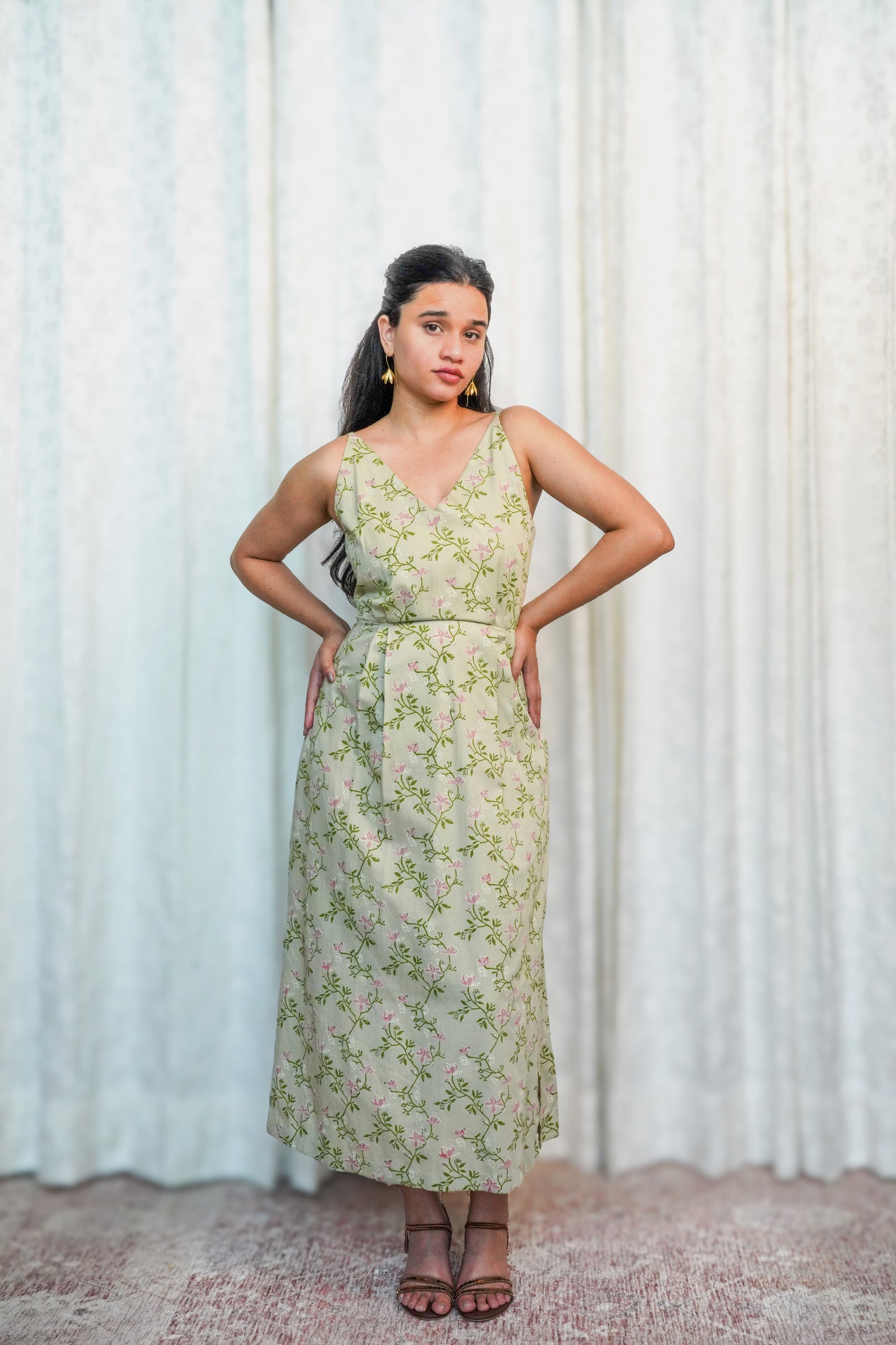 Sage Shola Blossom Dress