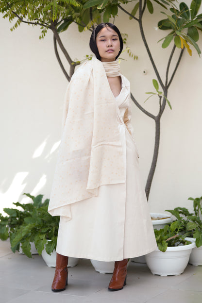 Quilted coat dress