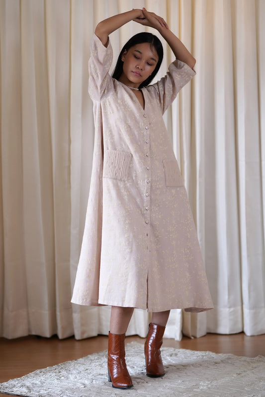 woollen raglan dress