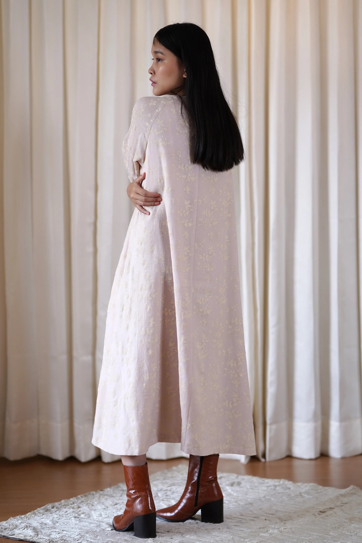 woollen raglan dress