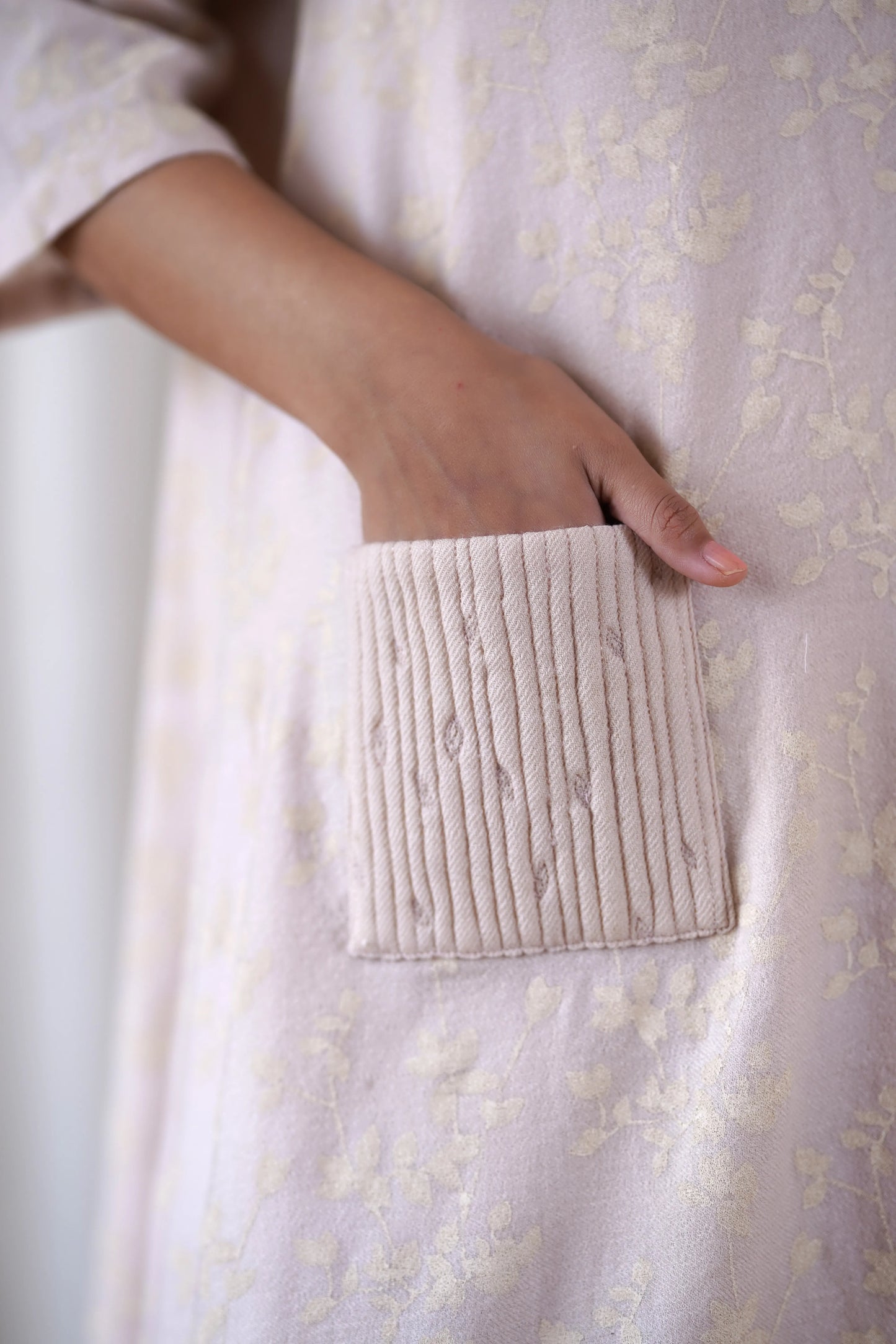 woollen raglan dress