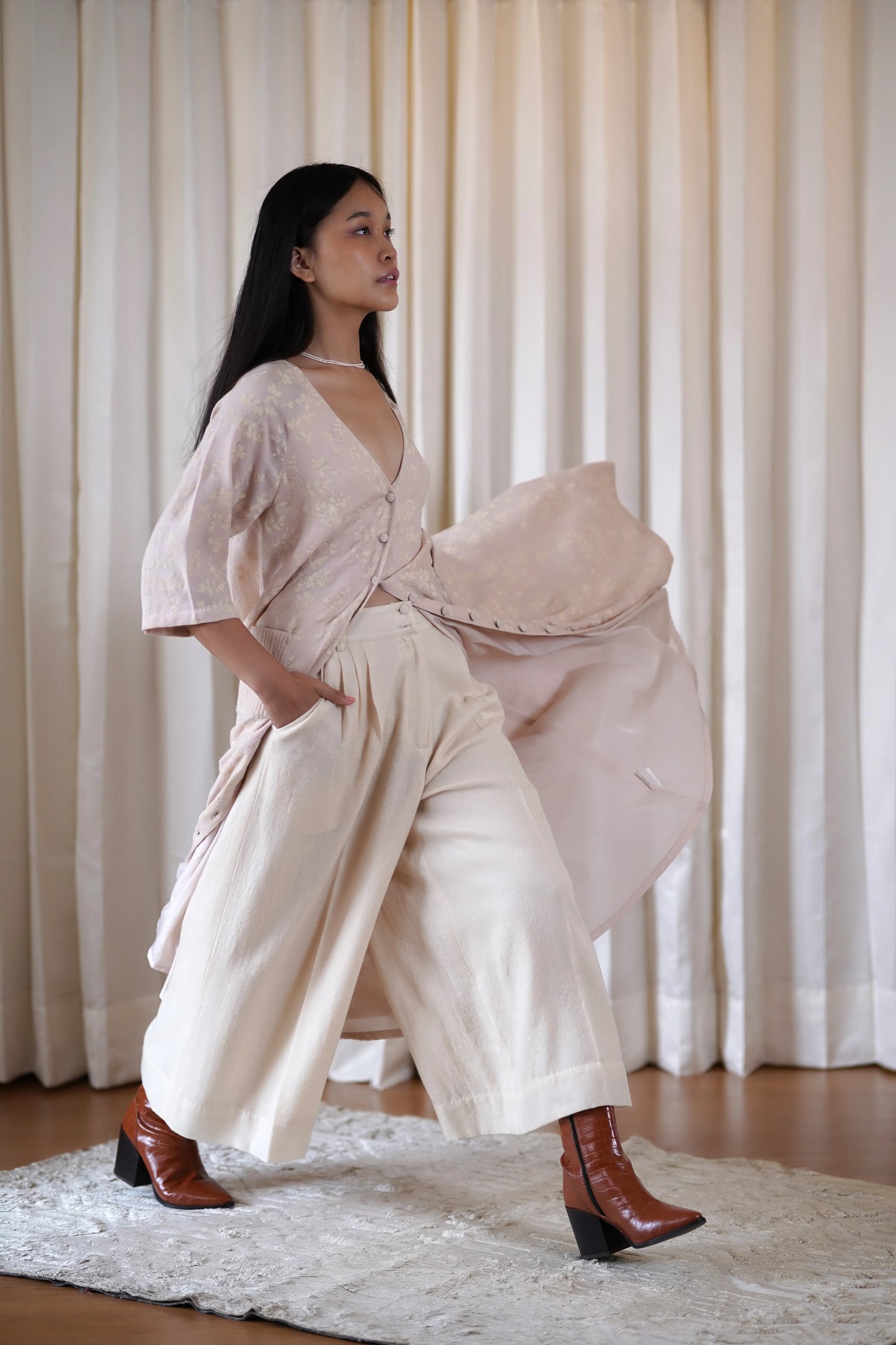woollen raglan dress