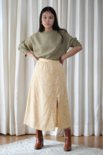olive kimono top