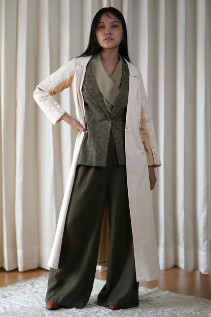 Quilted coat dress