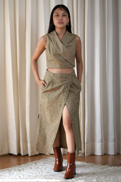 Pleated skirt