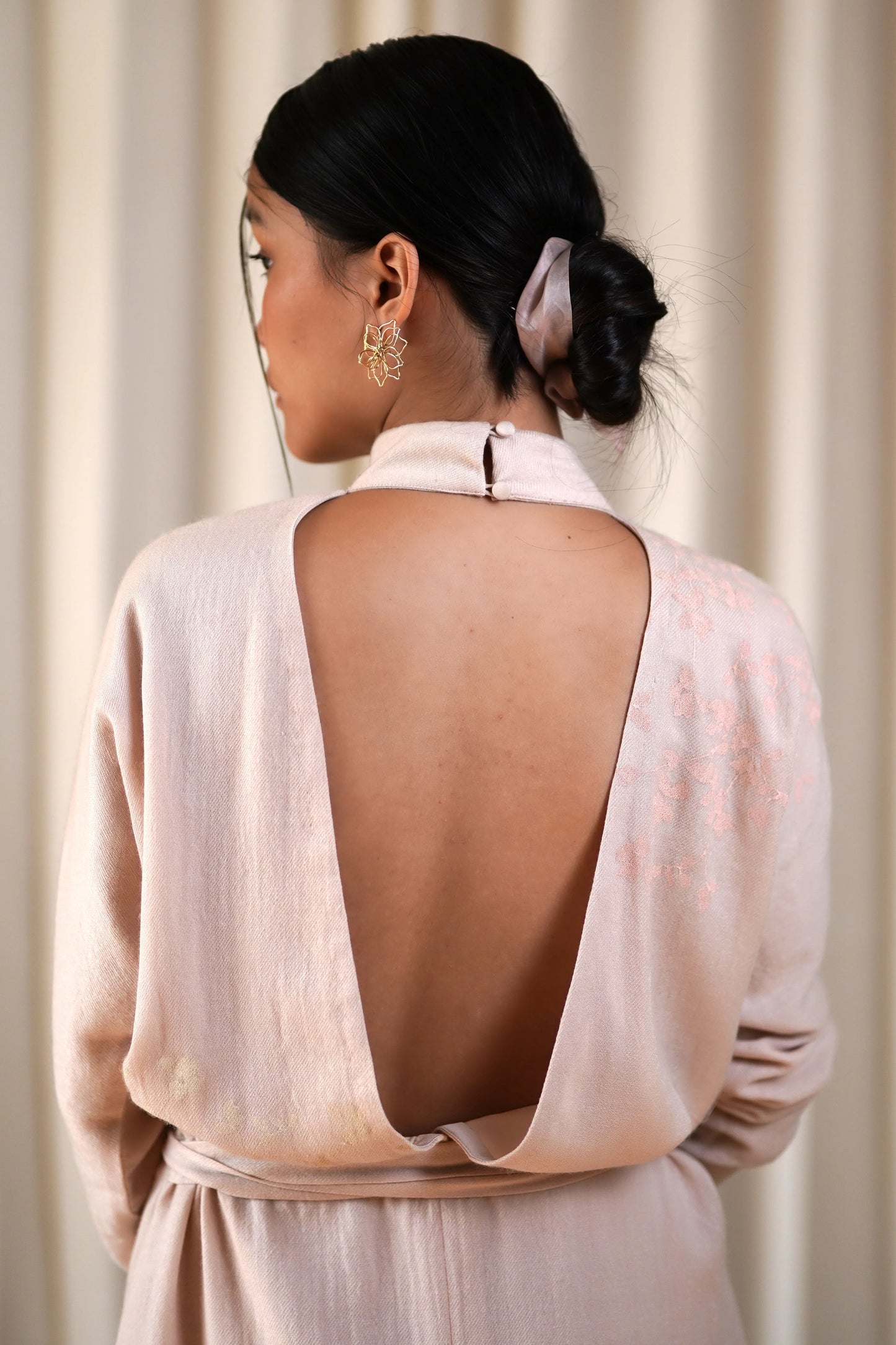 Blush kimono dress