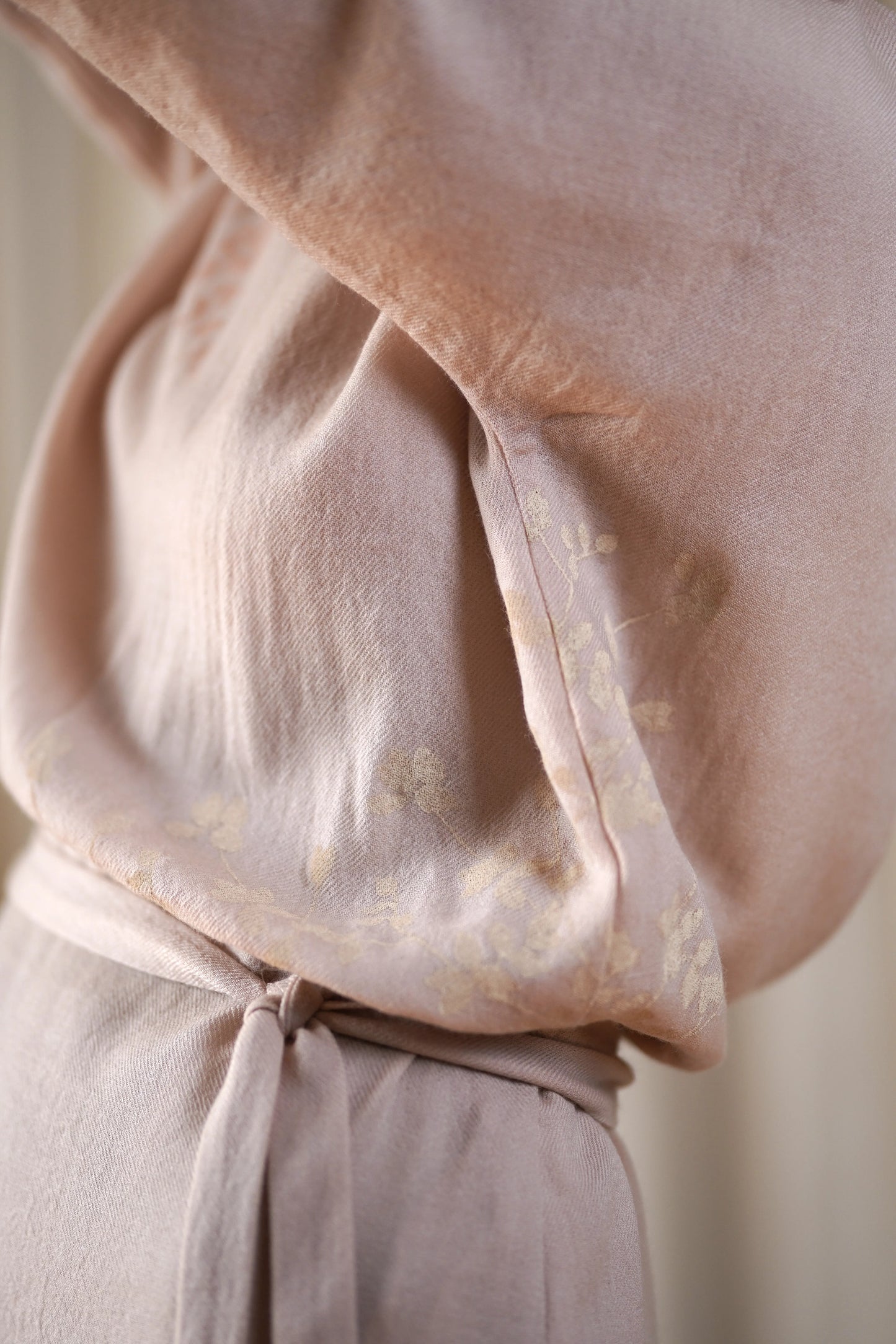 Blush kimono dress
