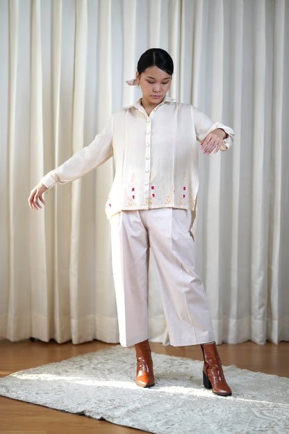 Woollen printed shirt