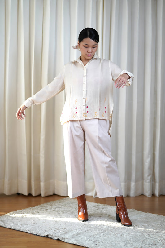 Woollen printed shirt