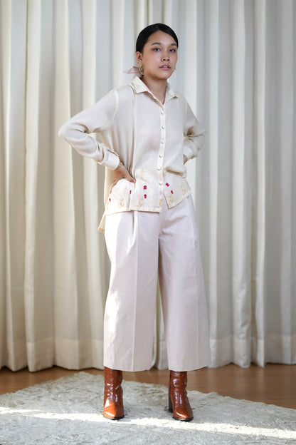 Woollen printed shirt