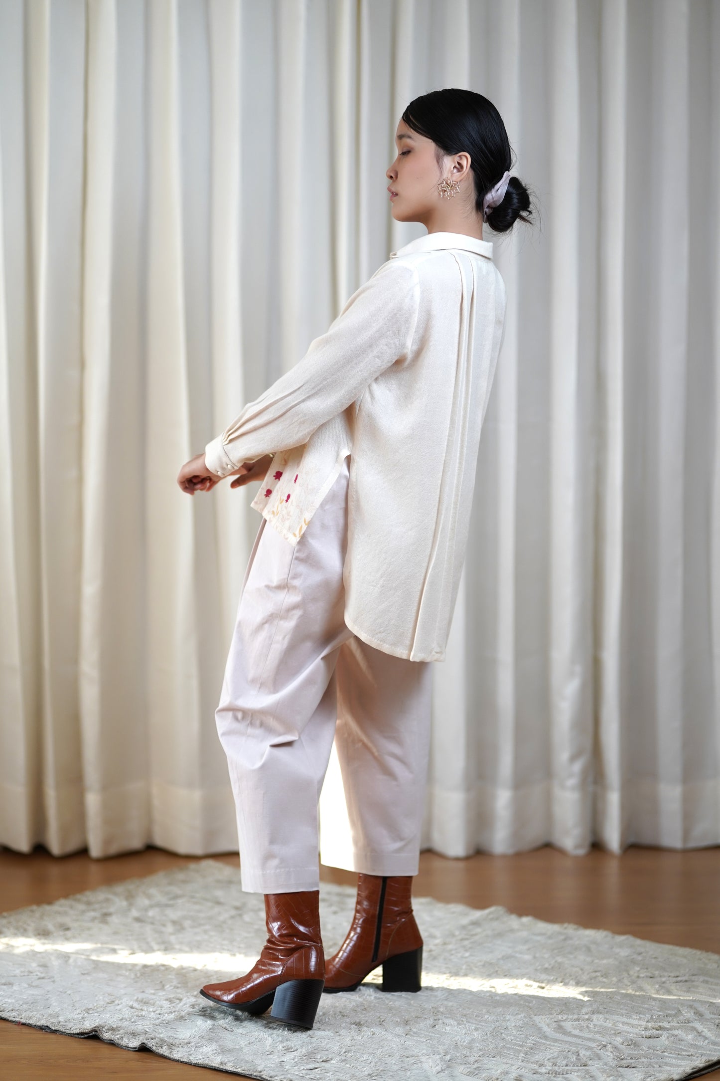 Woollen printed shirt