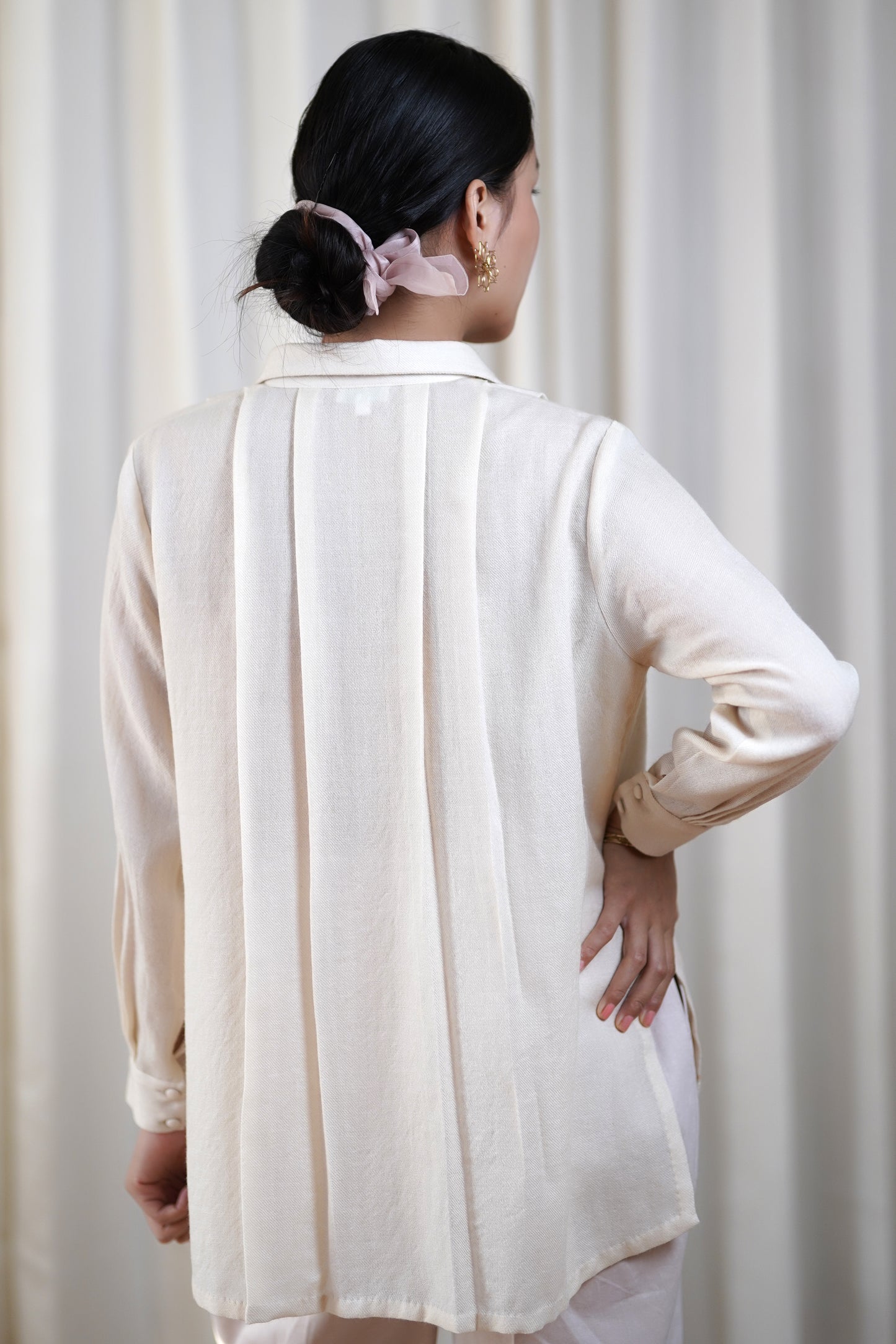 Woollen printed shirt