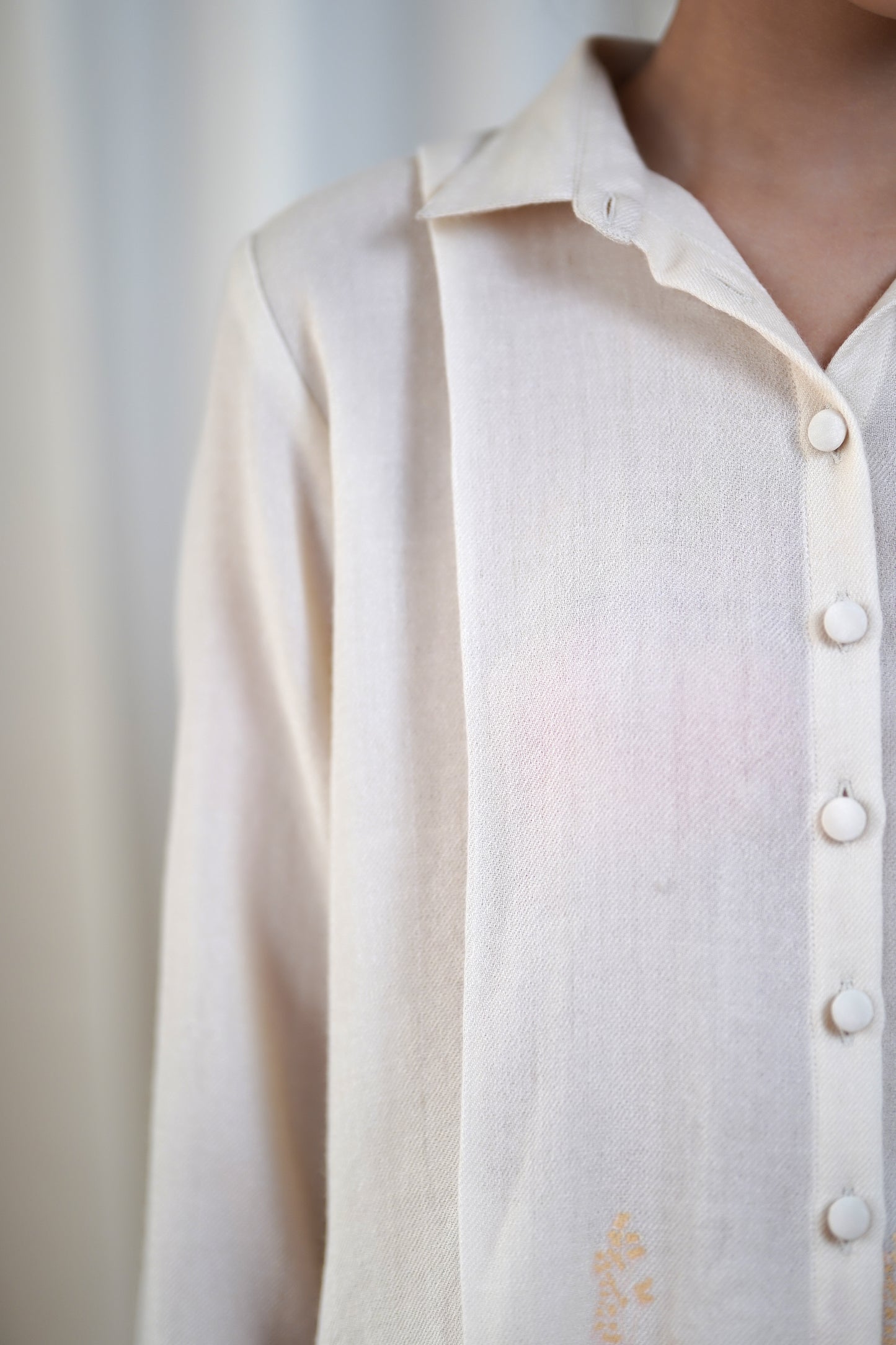 Woollen printed shirt