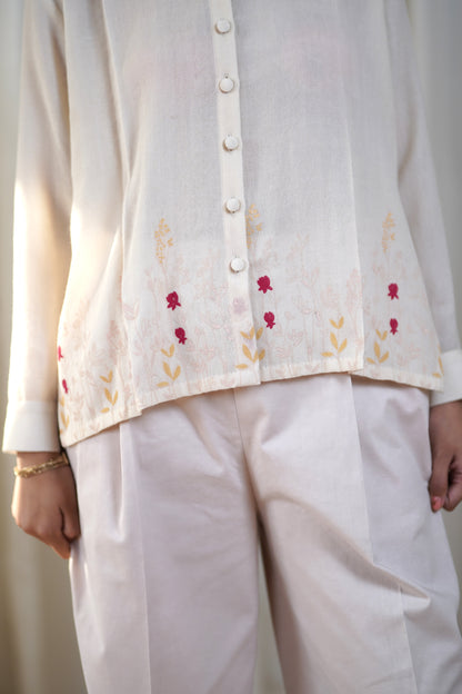 Woollen printed shirt