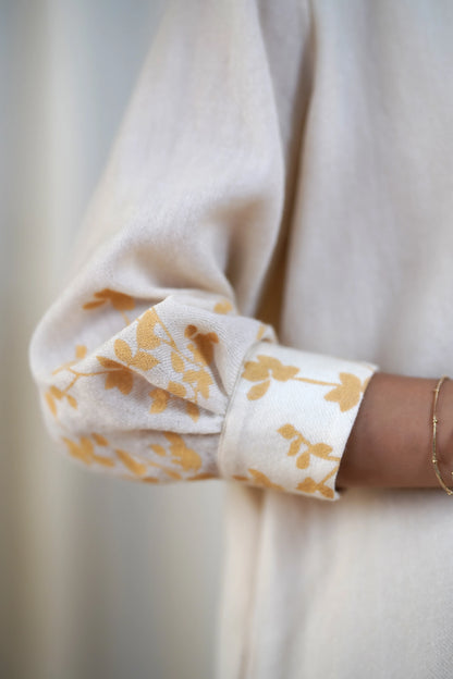 Printed shirt-dress