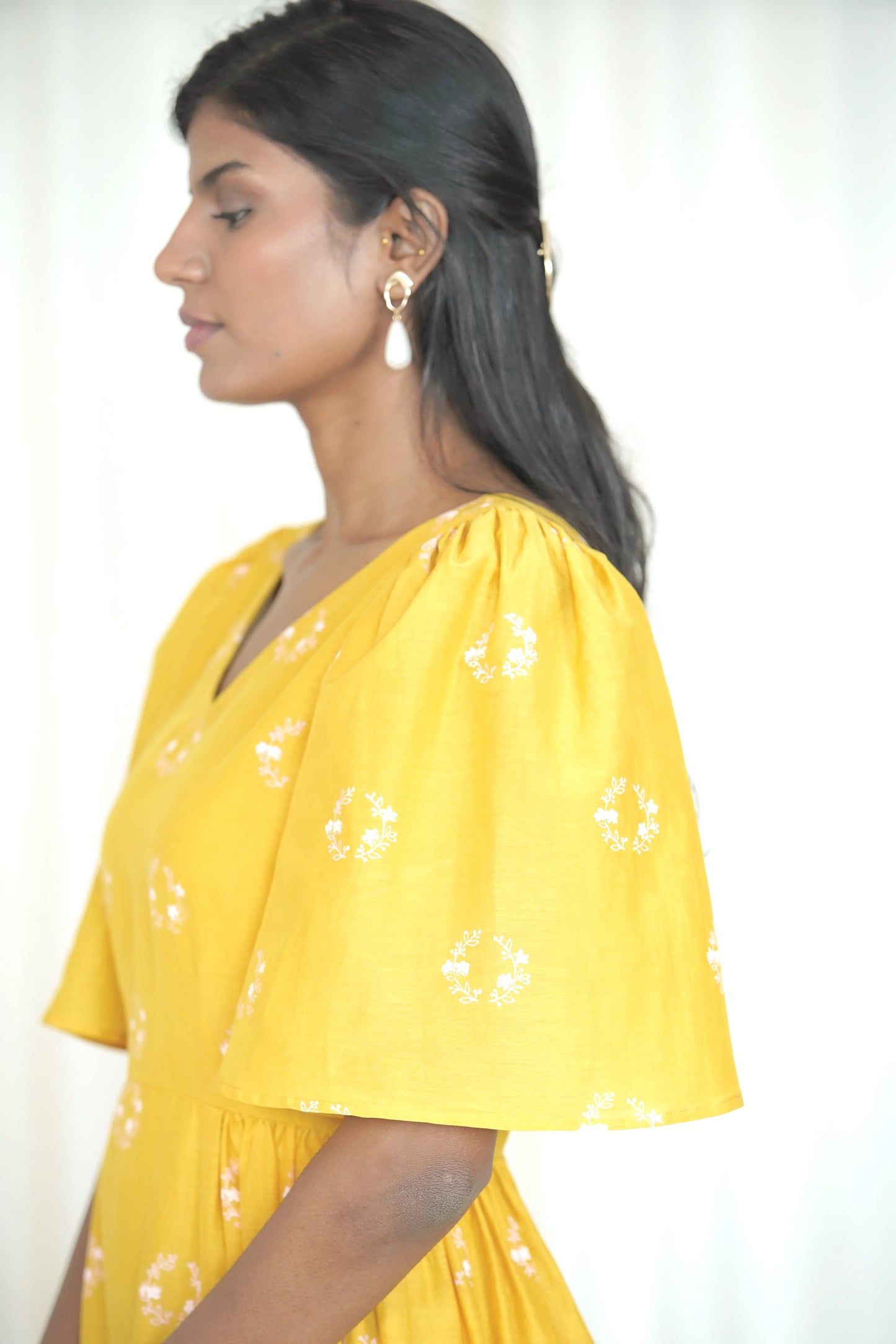 Blooming Flared Dress