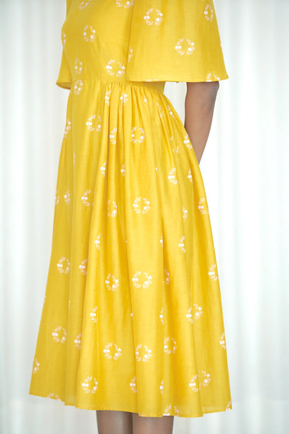 Blooming Flared Dress