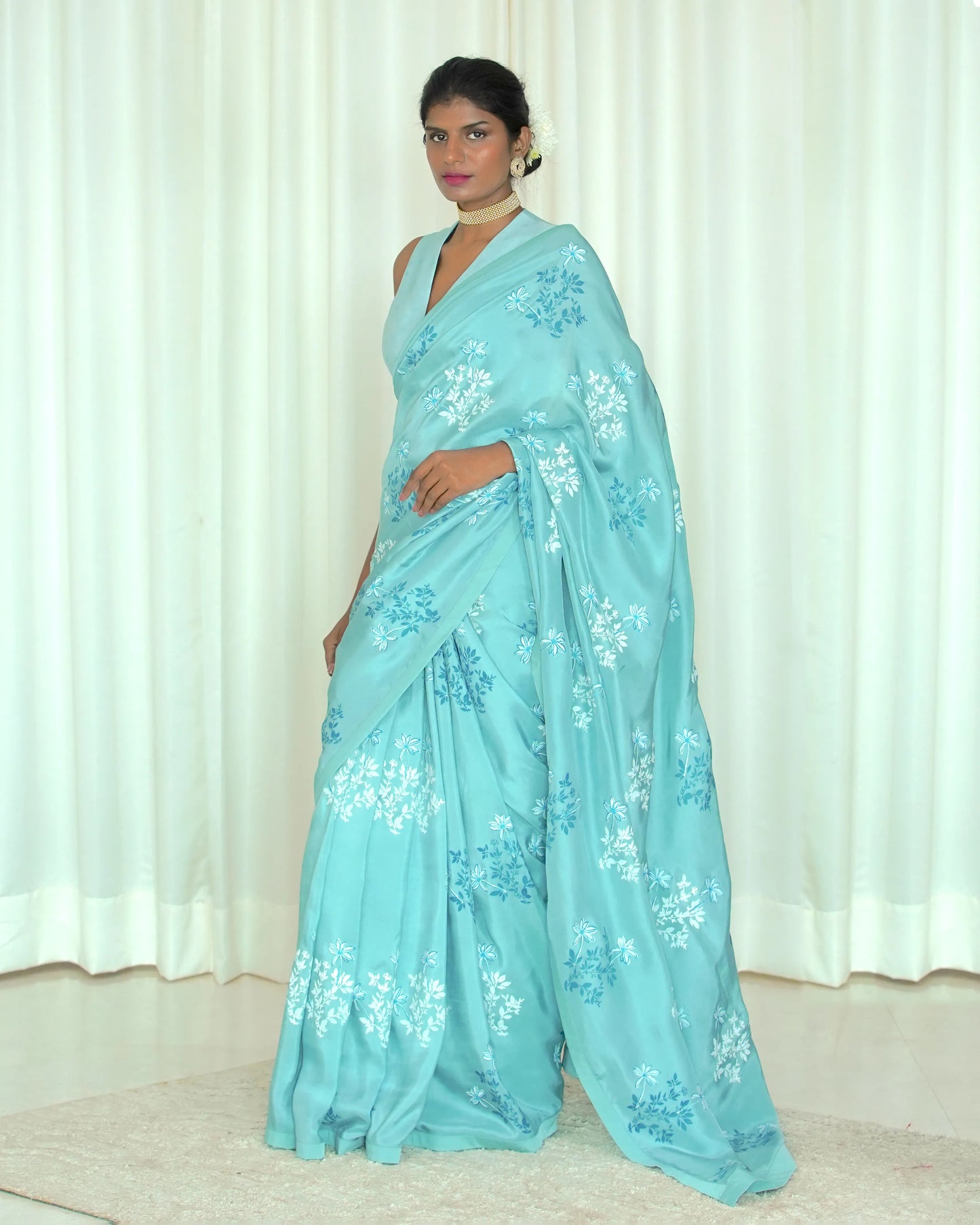 Seascape Saree