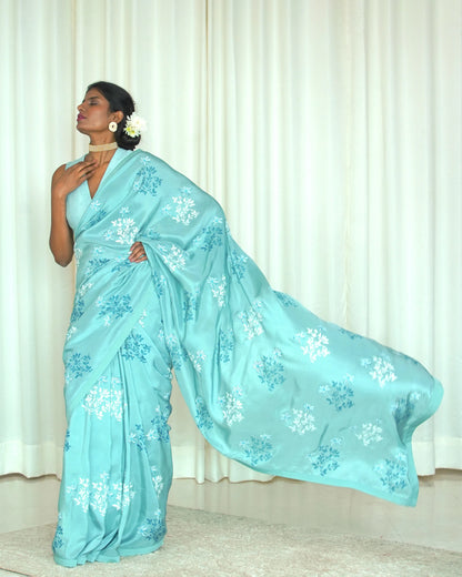 Seascape Saree