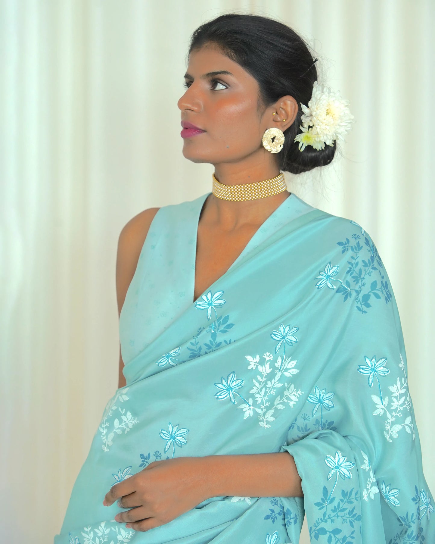 Seascape Saree